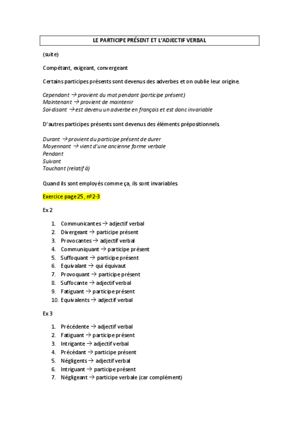 Miniatura del documento 3.LE PART PRÉS ET ADJ VERBAL.pdf