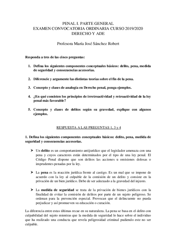 Miniatura del documento ExamenconvordinariaPenalI20192020resuelto.pdf