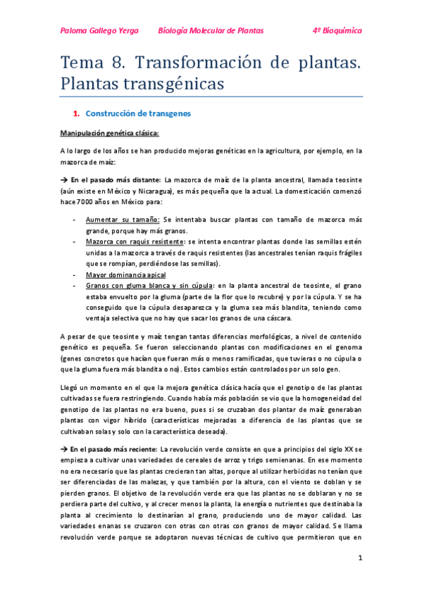 Miniatura del documento Tema 8. Transformación de plantas. plantas transgénicas. Paloma.pdf