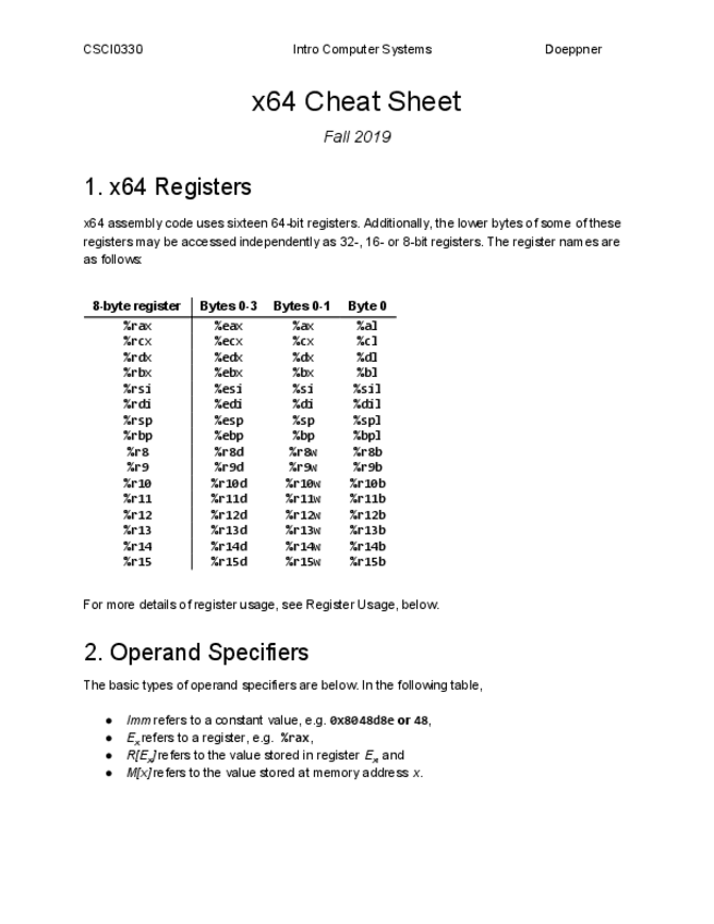Miniatura del documento x64cheatsheet.pdf