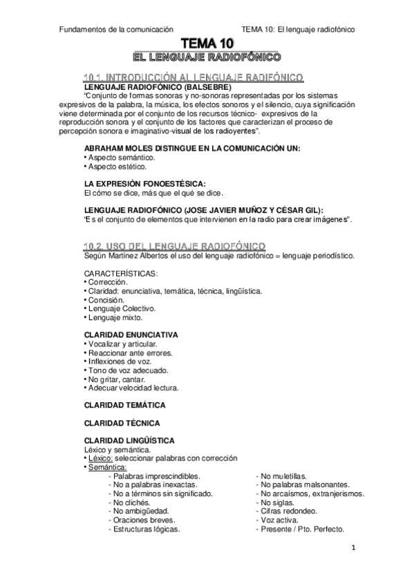 Miniatura del documento TEMA 10 El lenguaje radiofónico.pdf