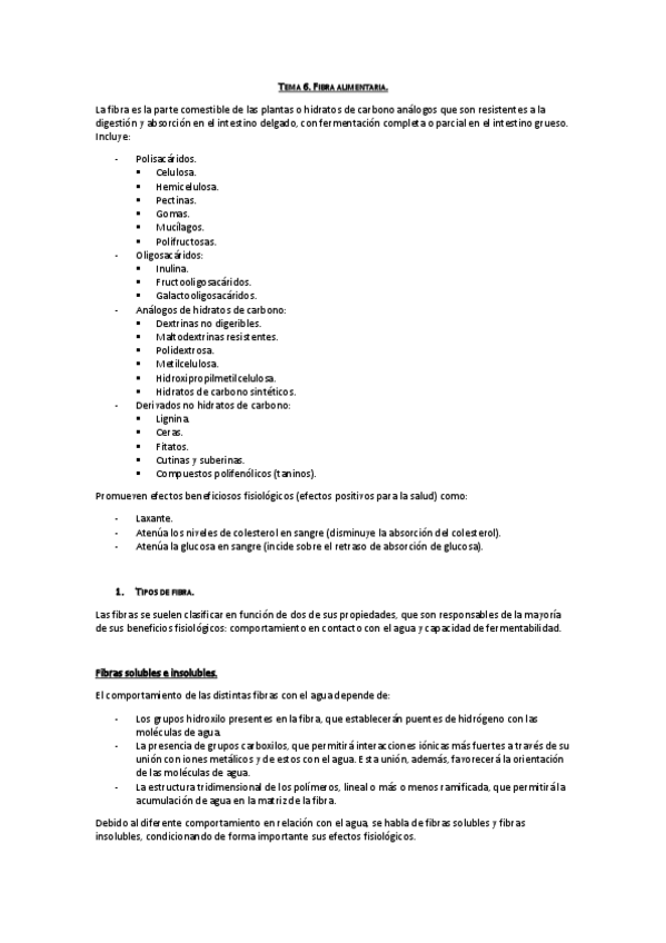 Miniatura del documento Tema 6. Fibra alimentaria.pdf
