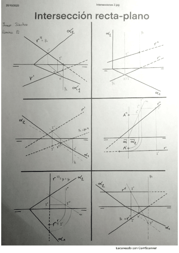 Miniatura del documento Intersección Recta-Plano