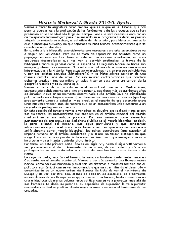 Miniatura del documento APUNTESAYALAHistoria-Medieval-I.docx