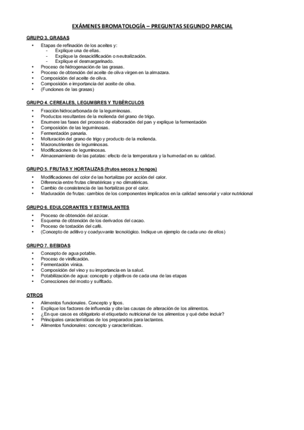 Miniatura del documento EXÁMENES BROMATOLOGÍA – PREGUNTAS SEGUNDO PARCIAL.pdf