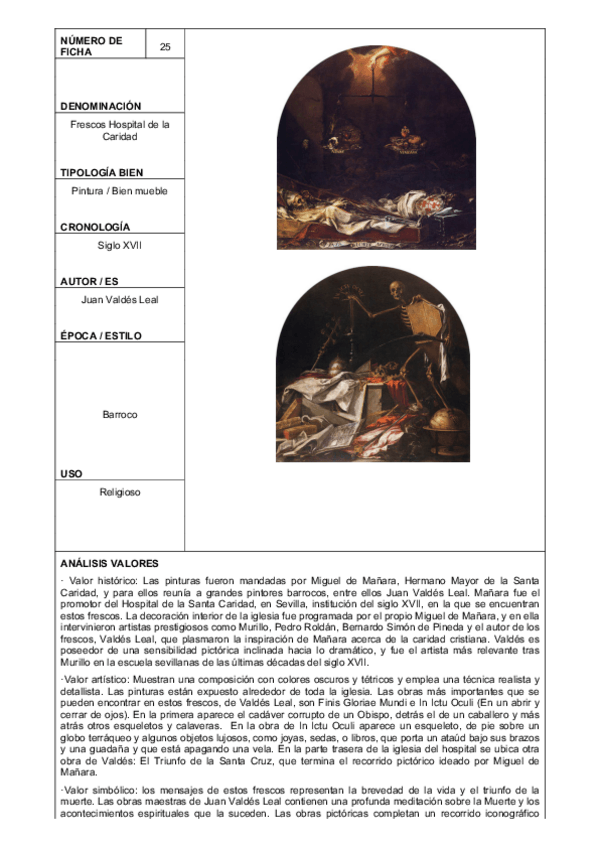 Miniatura del documento Frescos Hospital de la Caridad Sevilla Juan Valdés Leal 25.pdf