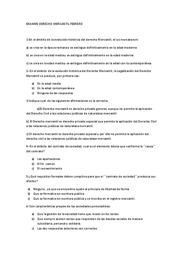 Miniatura del documento wuolahP-Examen D. Empresarial I - Mercantil - (Algunas respuestas) (1).pdf