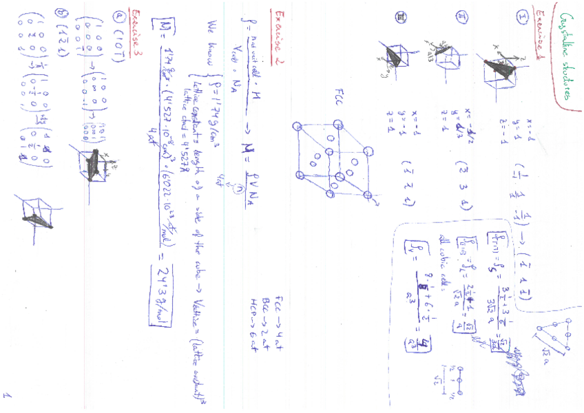 Miniatura del documento exercises Crystalline structures