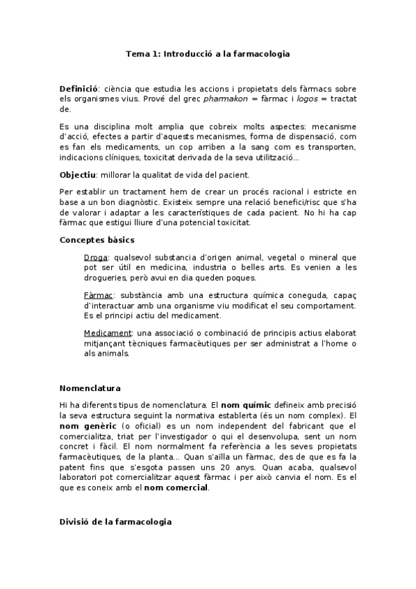 Miniatura del documento Tema-1-Introduccio-a-la-farmacologia.docx