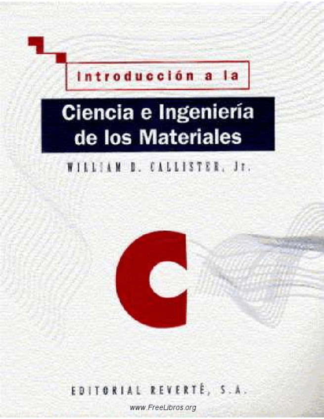 Miniatura del documento Callister - Ciencia e Ingenieria de Los Materiales.pdf