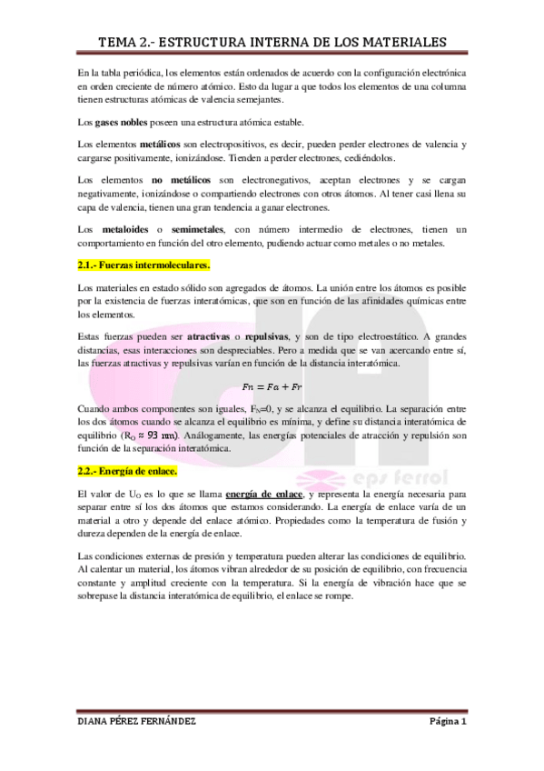 Miniatura del documento TEMA 2 - Estructura interna de los materiales.pdf