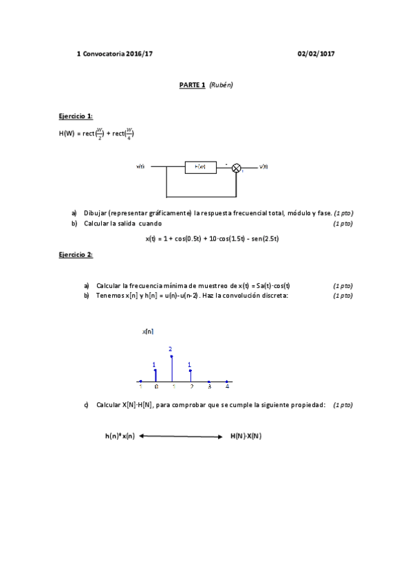 Miniatura del documento 1 Convocatoria Señales y Sistemas 2017.pdf