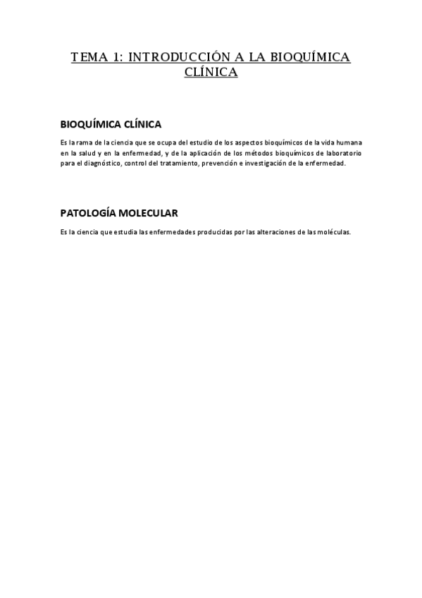 Miniatura del documento Tema 1. INTRODUCCIÓN A LA BIOQUÍMICA CLÍNICA.pdf