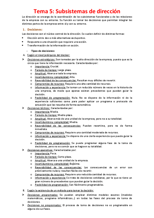 Miniatura del documento Tema 5 - Subsistemas de dirección.pdf