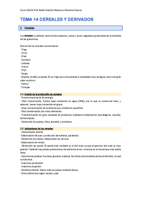 Miniatura del documento TEMA 14 CEREALES Y DERIVADOS.pdf