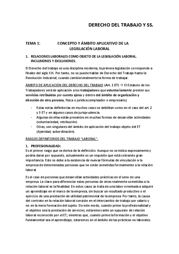 Miniatura del documento TEMA 1. Concepto y ámbito aplicativo de la legislación laboral.pdf