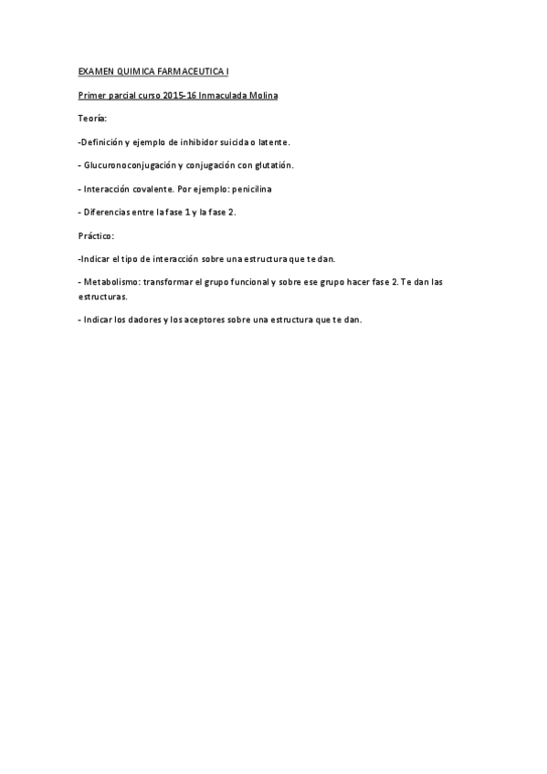 Miniatura del documento EXAMEN QUIMICA FARMACEUTICA I.pdf