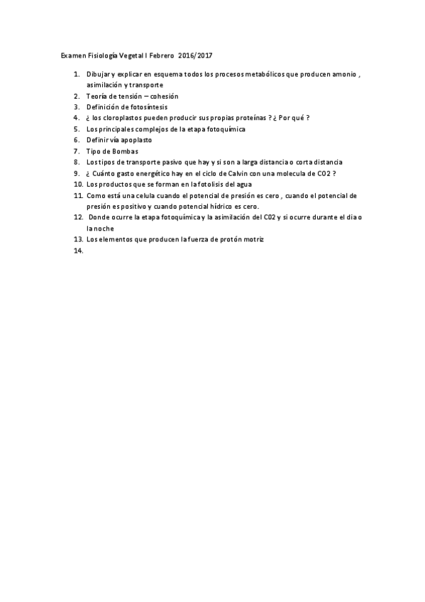 Miniatura del documento Examen Fisiología Vegetal I Febrero  2016.pdf