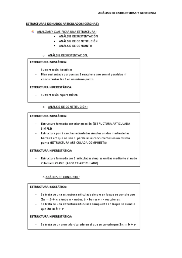 Miniatura del documento Resumen Estructuras de nudos articulados (CERCHAS).pdf