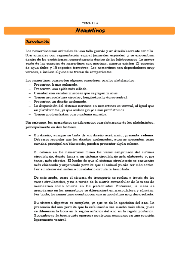 Miniatura del documento TEMA 11.a. Nemertinos