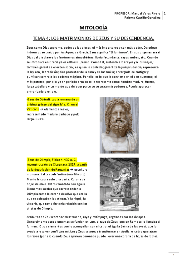 Miniatura del documento TEMA 4 MATRIMONIOS DE ZEUS Y SU DESCENDENCIA.pdf