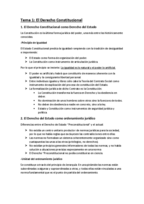 Miniatura del documento Tema 1 - El Derecho Constitucional.pdf