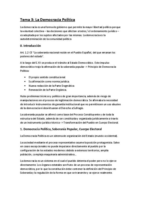 Miniatura del documento Tema 3 - La Democracia Política.pdf