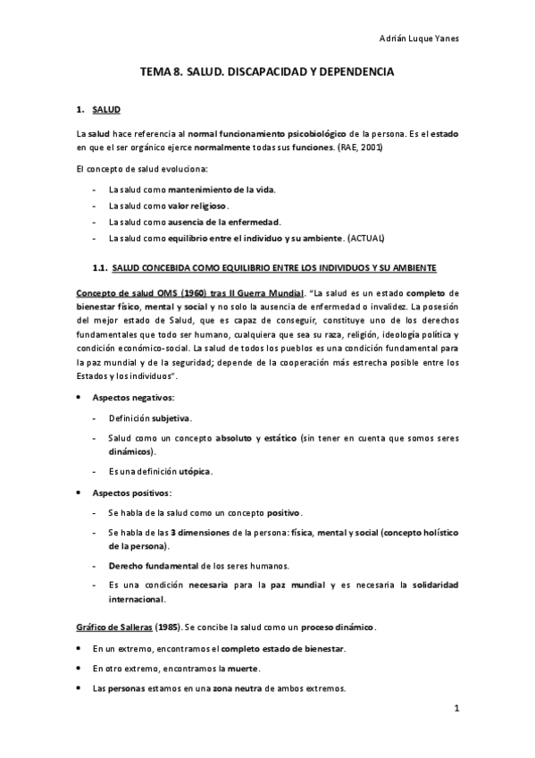Miniatura del documento TEMA 8. SALUD (DISCAPACIDAD-DEPENDENCIA)