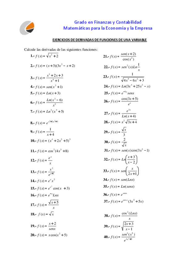 Miniatura del documento Ejerciciosdederivadas.pdf