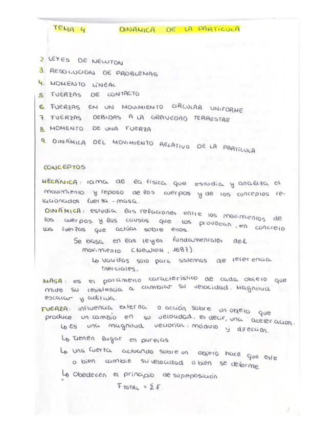 Miniatura del documento Tema 4 Dinámica de la partícula 