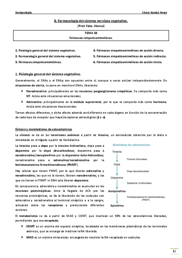 Miniatura del documento Farma. Tema 10. Fármacos simpaticomiméticos..pdf