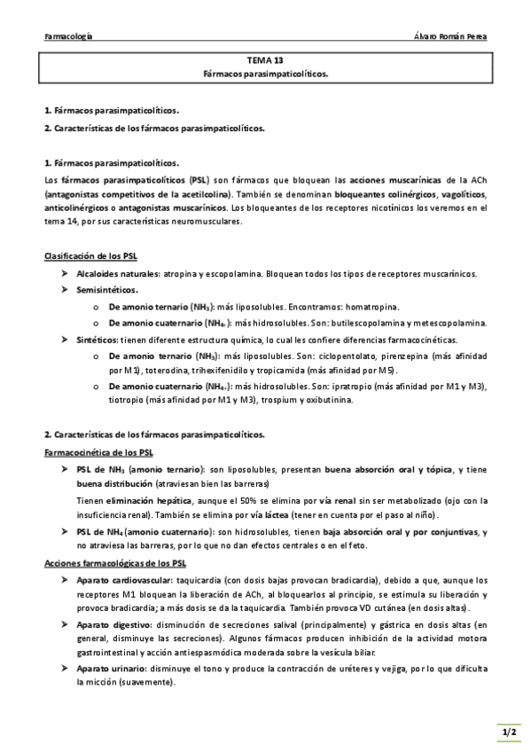 Miniatura del documento Farma. Tema 13. Fármacos parasimpaticolíticos..pdf