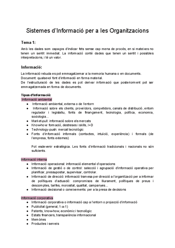 Miniatura del documento Resum-Sistemes-Informacio.pdf