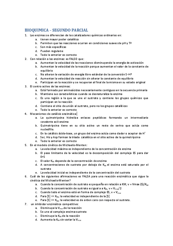 Miniatura del documento Segundo Parcial Bioquímica UCM.pdf