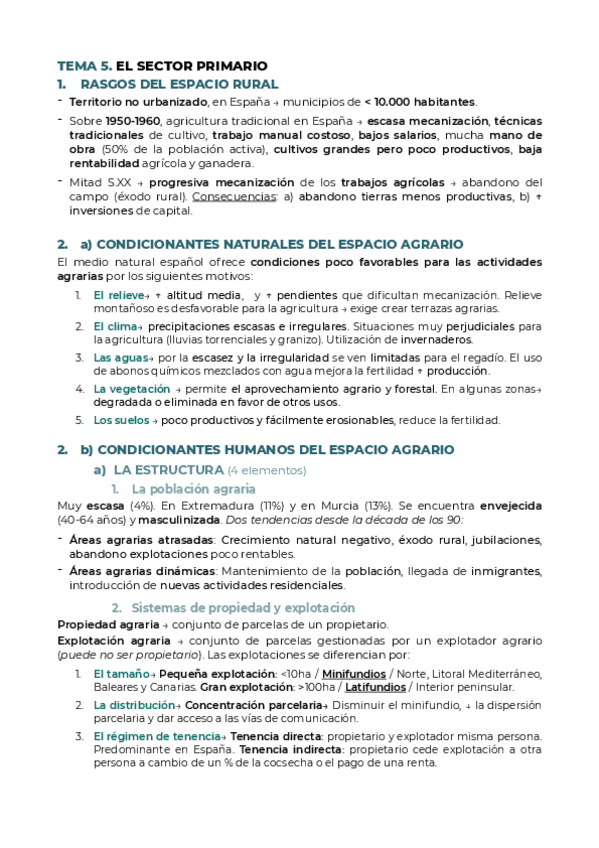 Miniatura del documento Tema 5. El sector primario