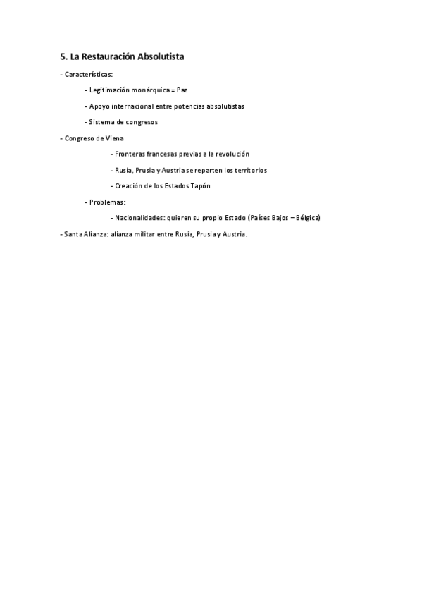 Miniatura del documento la restauración absolutista