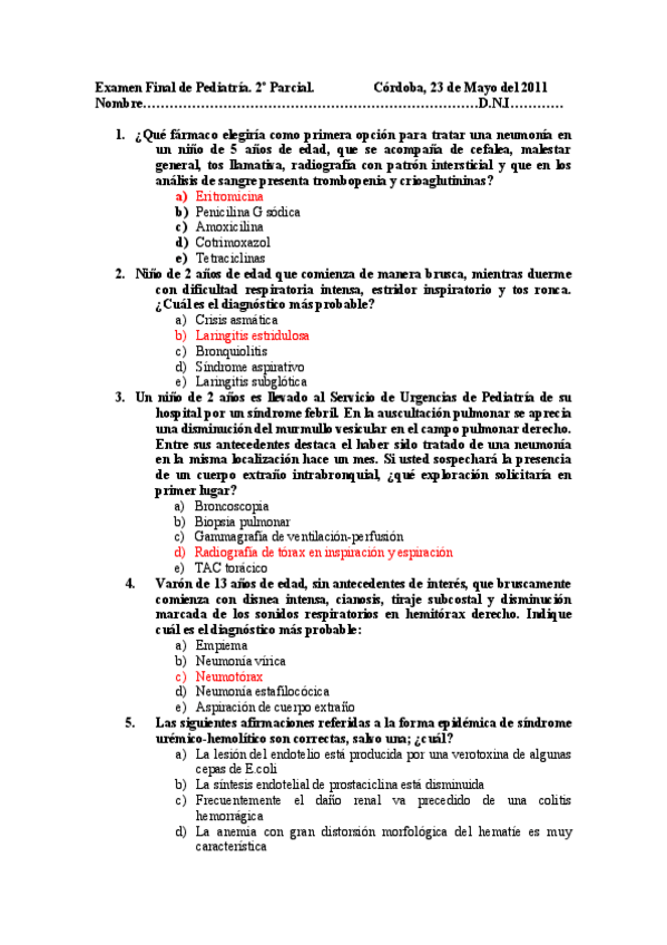 Miniatura del documento Examen final de Pediatría. 23-5-11.pdf