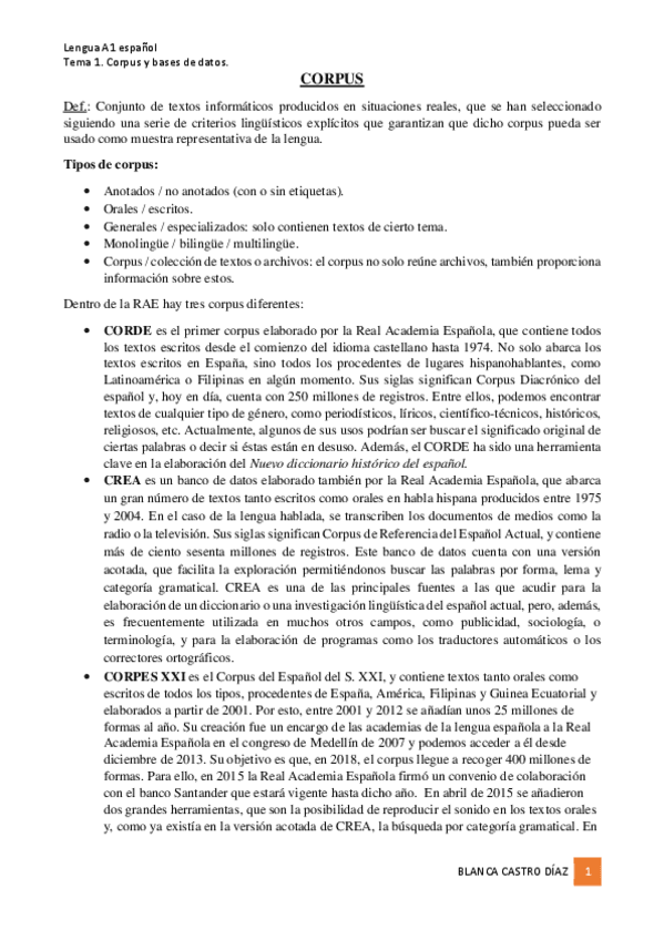 Miniatura del documento Tema 1 - Corpus y bases de datos.pdf