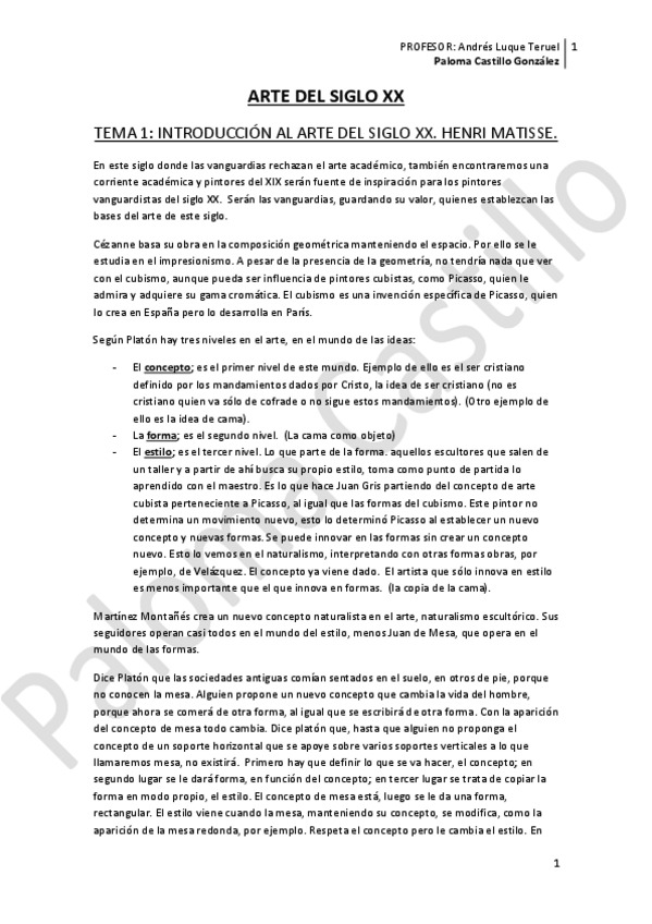 Miniatura del documento TEMA 1 INTRODUCCIÓN AL ARTE DEL SIGLO XX. HENRI MATISSE..pdf