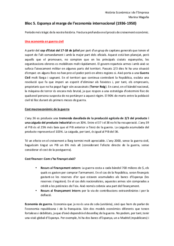 Miniatura del documento Bloc 5. Espanya al marge de l’economia internacional (1936-1950) .pdf
