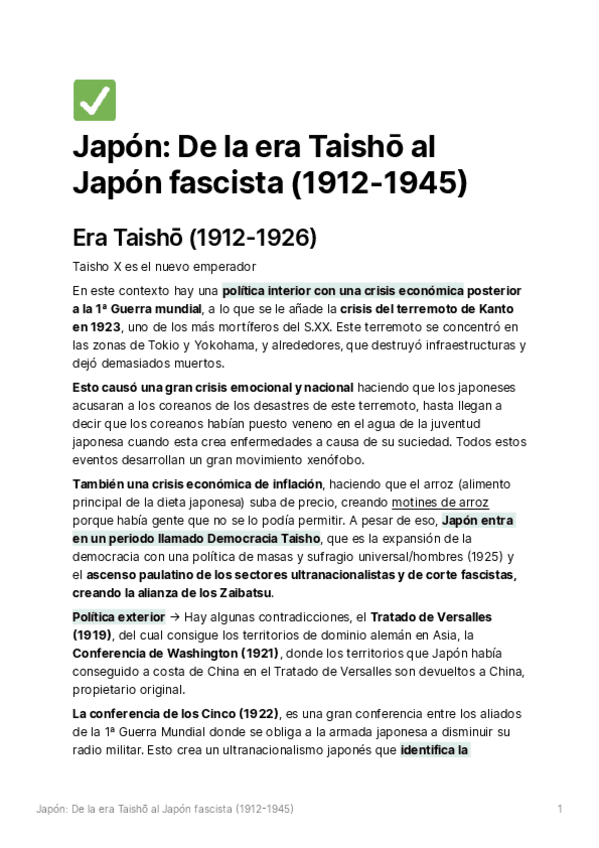 Miniatura del documento Tema 4.2. De la era Taisho al fascismo