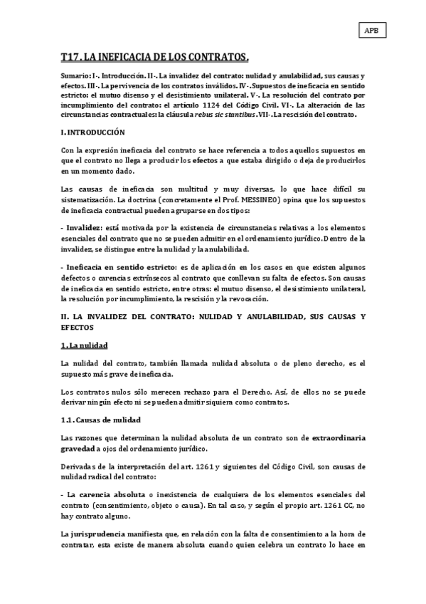 Miniatura del documento T17. Ineficacia de los contratos.pdf