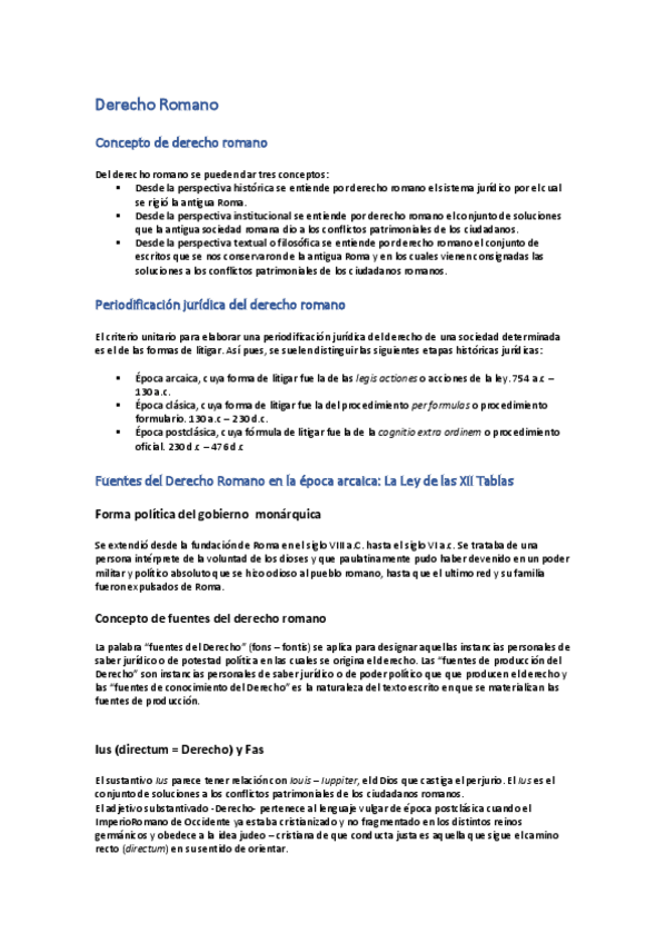 Miniatura del documento Preguntas de Dcho Romano mas frecuentes y respondidas.pdf