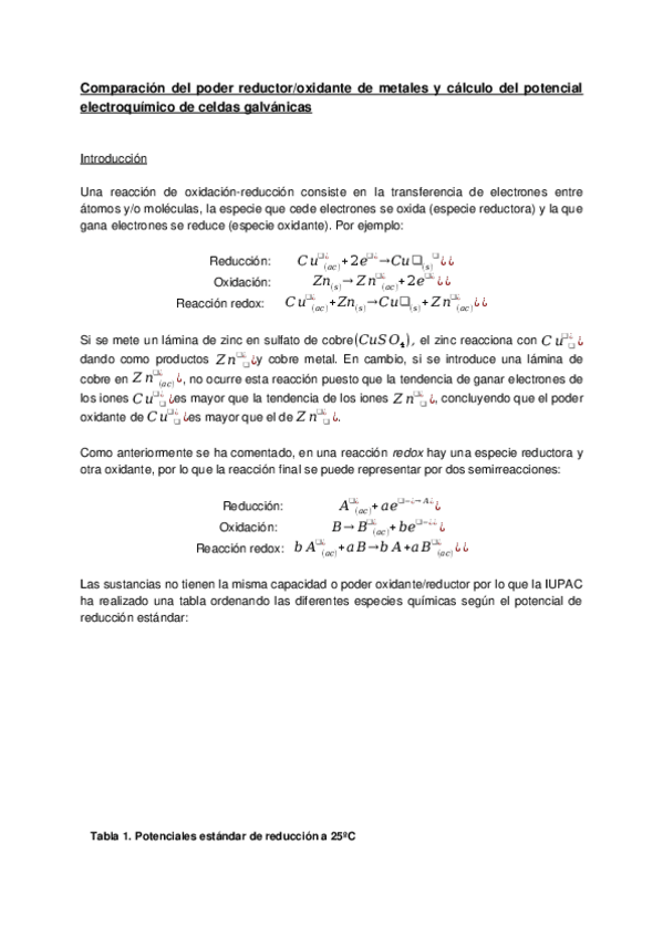 Miniatura del documento Comparacion-del-poder-reductoroxidante-de-metales-y-calculo-del-potencial-electroquimico-de-celdas-galvanicas.docx