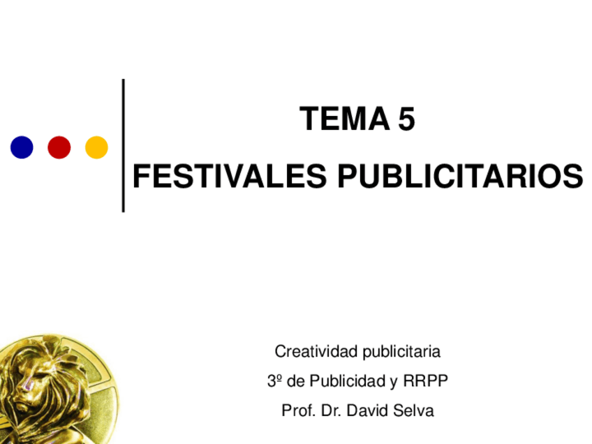Miniatura del documento TEMA 5. FESTIVALES PUBLICITARIOS.pdf
