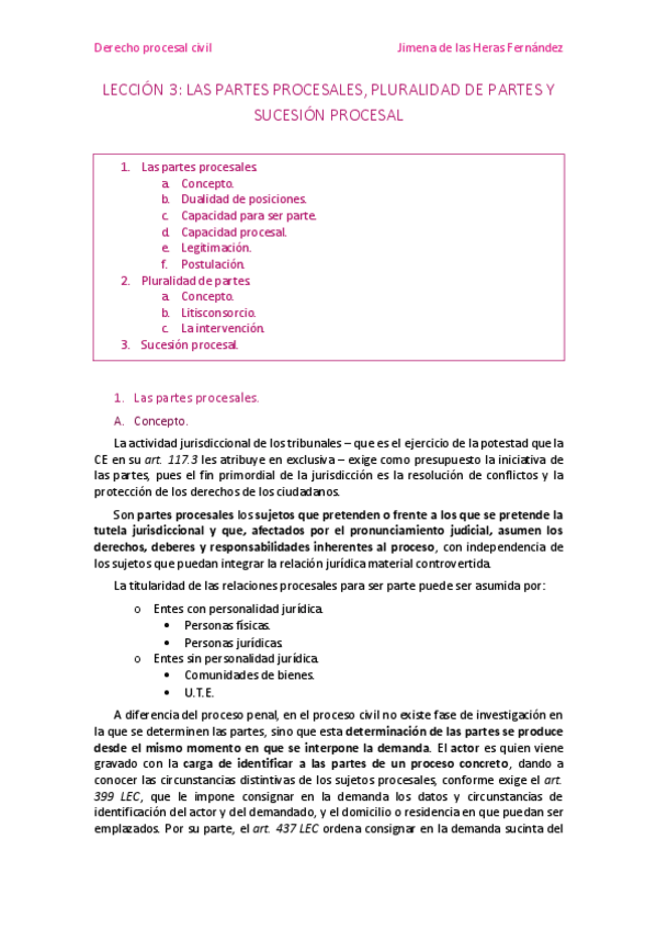 Miniatura del documento Leccion-3-Las-partes-procesales-pluralidad-de-partes-y-sucesion-procesal.pdf