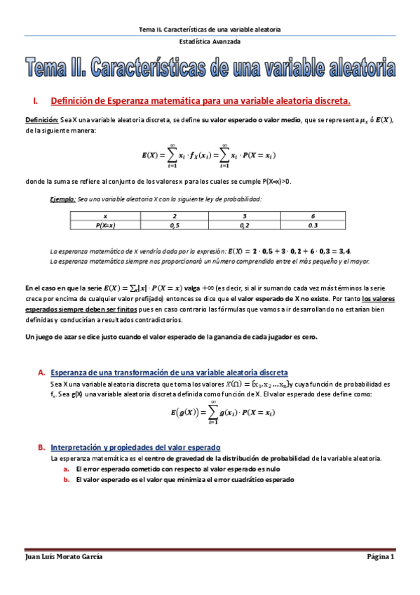 Miniatura del documento Tema II. Características de una variable aleatoria.pdf