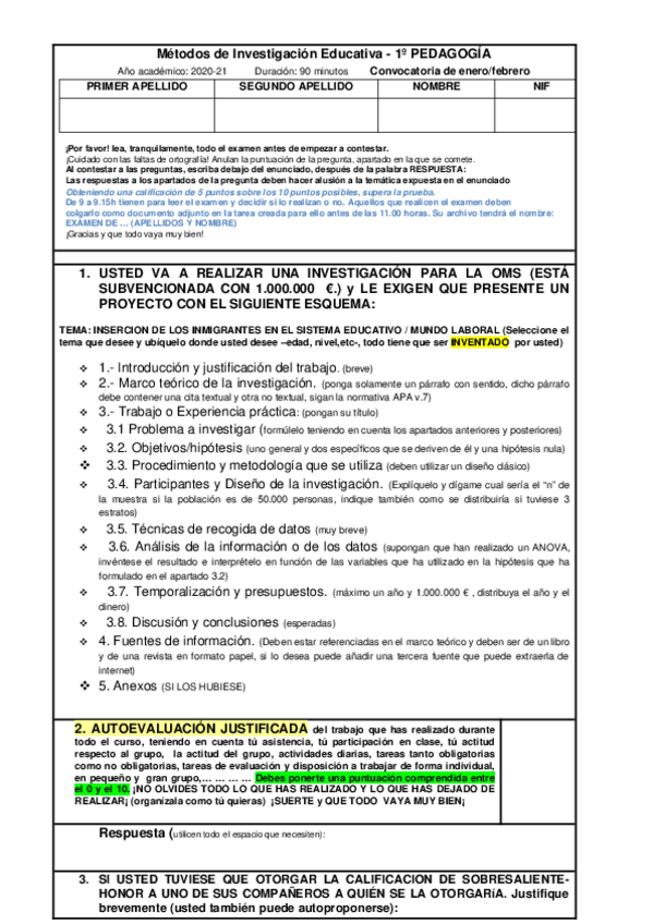 Miniatura del documento Examen 2021 Enero