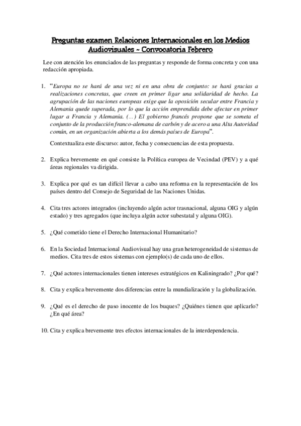 Miniatura del documento Preguntas examen Convocatoria febrero