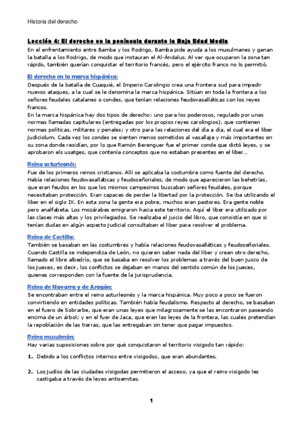 Miniatura del documento Historia-del-derecho-leccion-4-El-derecho-en-la-Peninsula-durante-la-Baja-Edad-Media.pdf
